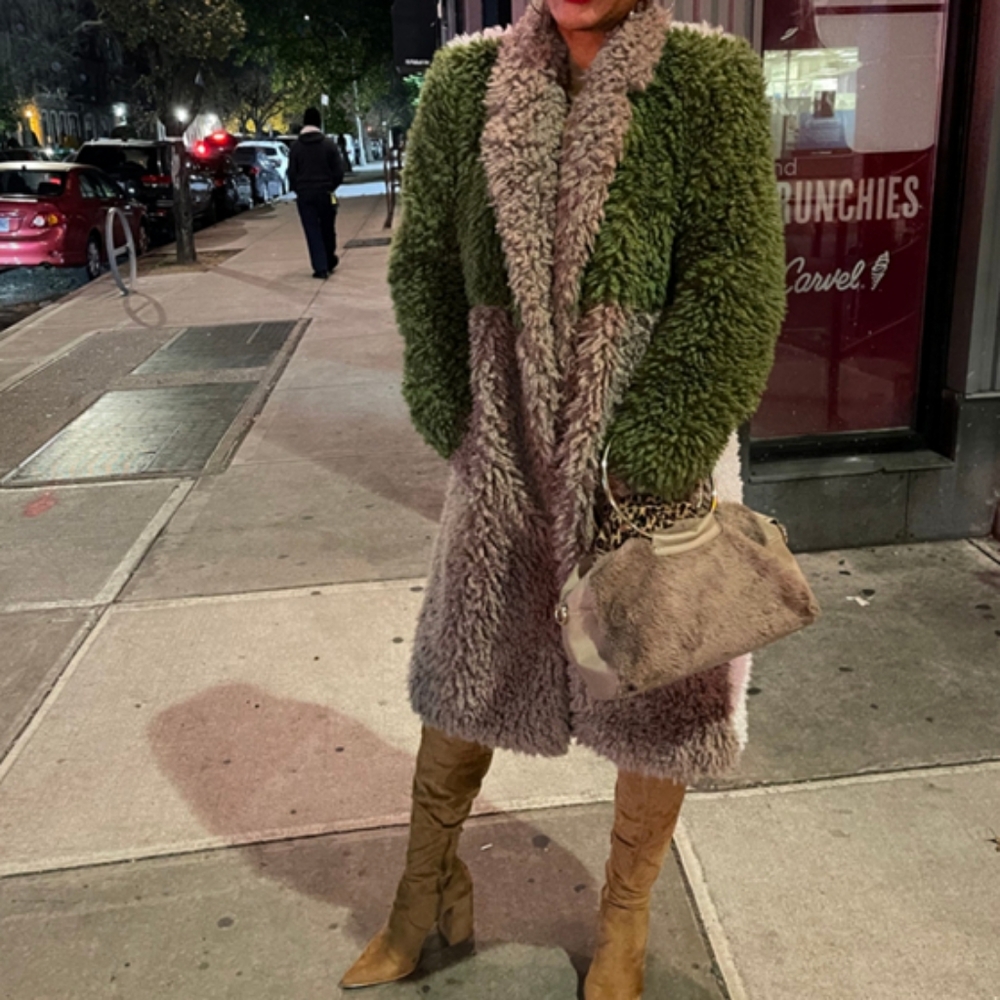 NWT ANTHRO | Hutch Colorblock Teddy Coat - Picture 10 of 13